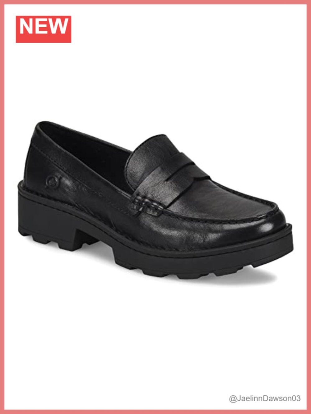 Women's Lace-Up Lug Sole Leather Loafers Slip-Ons